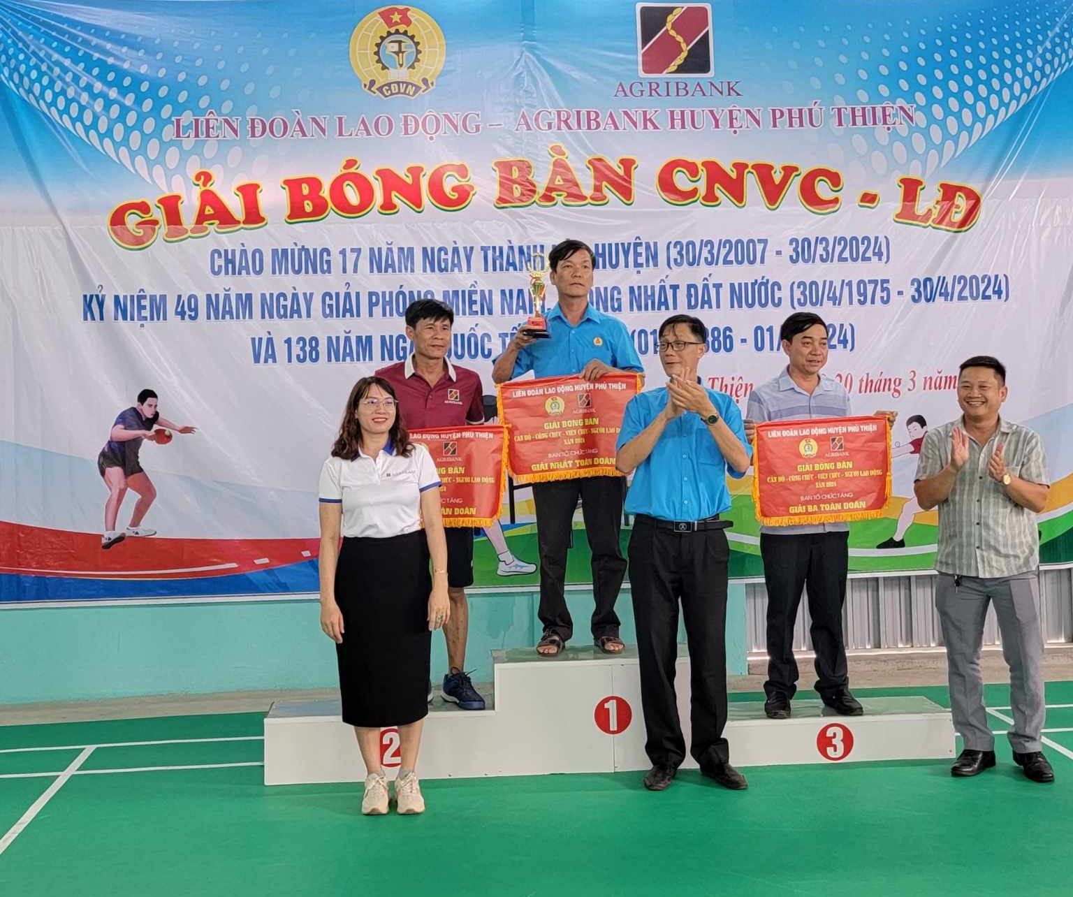 Article Huyện Phú Thiện bế mạc giải bóng bàn trong CBCC VC-LĐ năm 2024