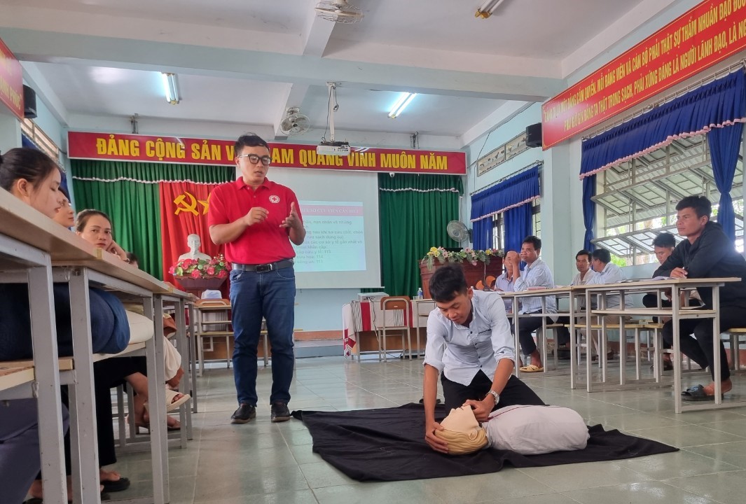 Article Phú Thiện: Tổ chức tập huấn kiến thức, kỹ năng sơ cấp cứu cho tình nguyện viên Chữ thập đỏ năm 2024